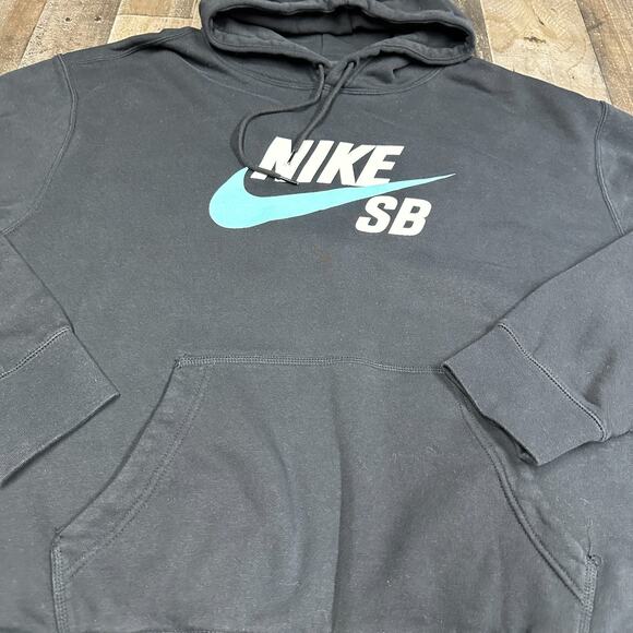 Nike SB Men's Black Skateboarding Skater Sweater Pullover Hoodie Size XXL 2XL - Picture 11 of 11